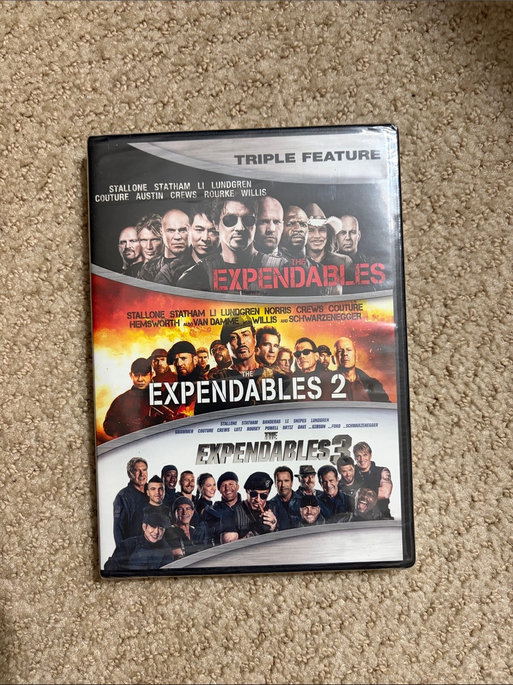 The Expendables Triple Feature (Black) DVD Set - The Expendables, Expendables 2